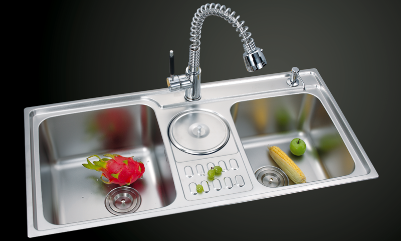 chậu rửa chén 2 hộc