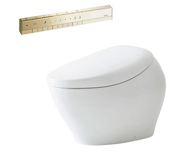 Bồn cầu thông minh điện tử có vòi xịt rửa vệ sinh washlet TOTO tự động