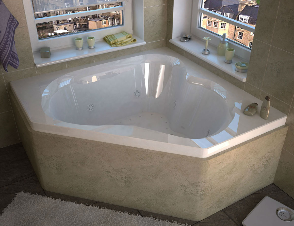 Bồn tắm góc 900x900 tiết kiệm không gian diện tích