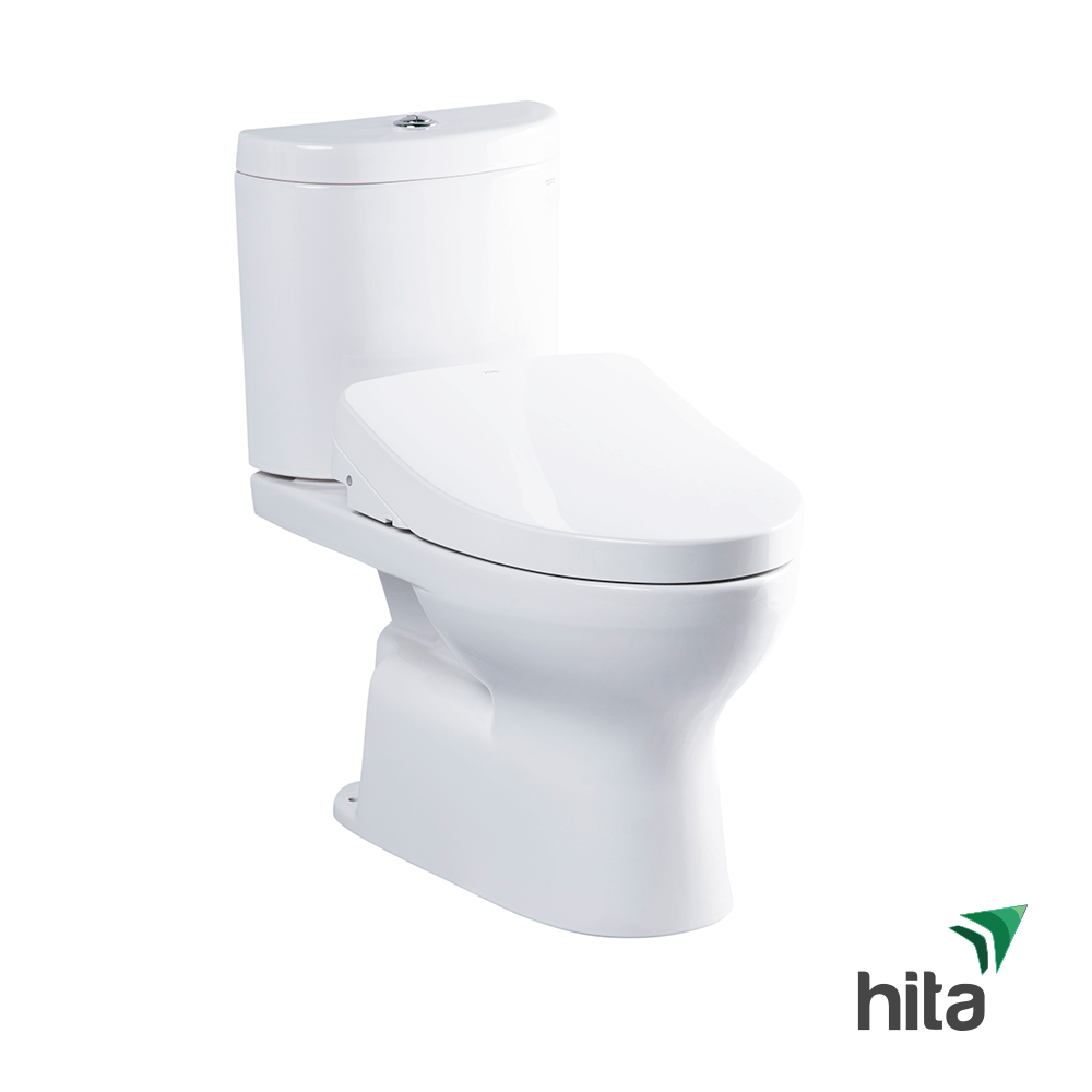 Bồn cầu 2 khối nắp rửa điện tử toto washlet CS325DRW11