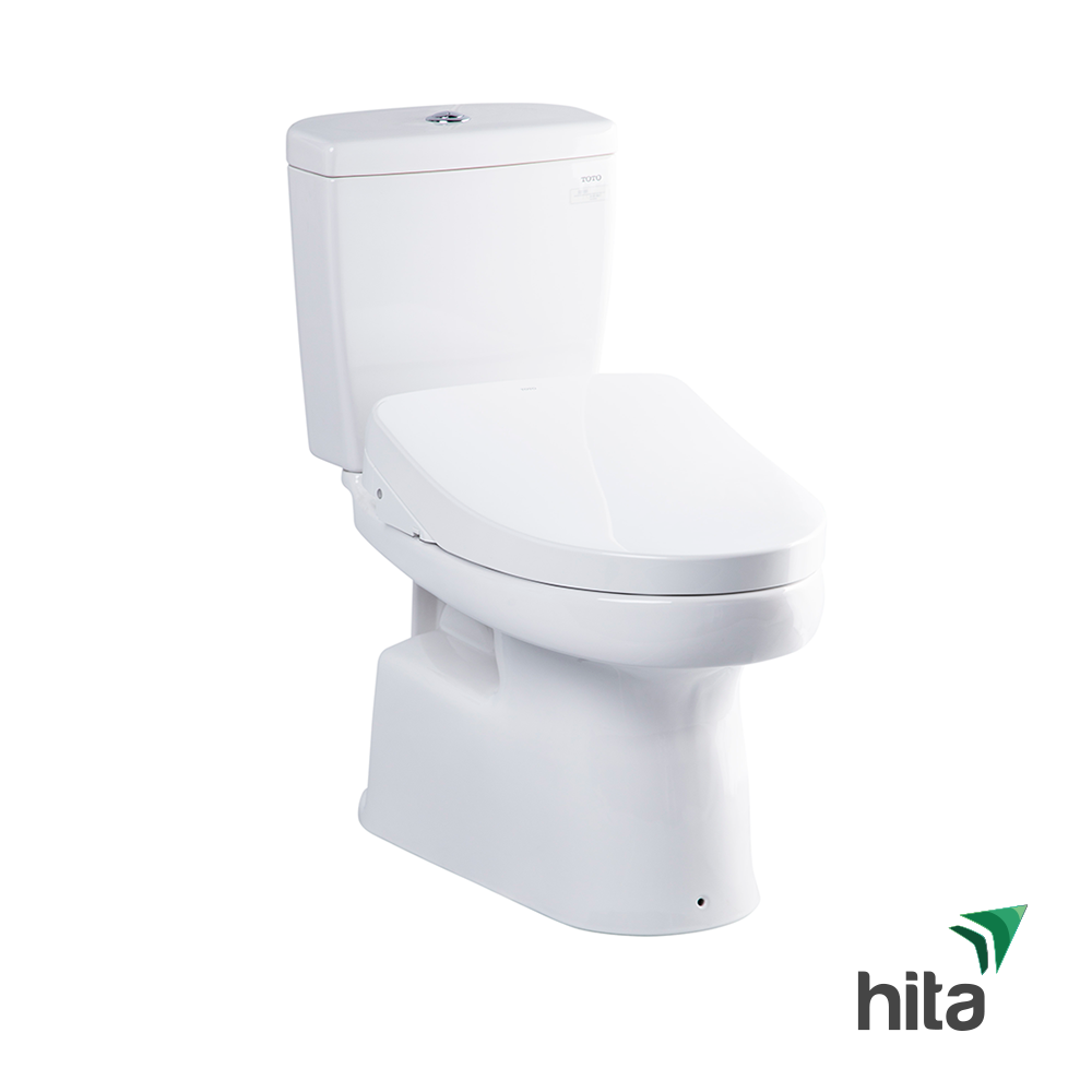 Bồn cầu 2 khối nắp rửa điện tử toto CS350DW11