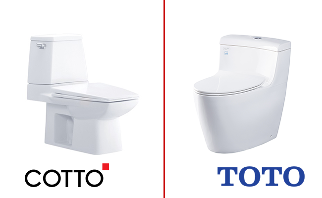 so sánh bồn cầu toto vs cotto