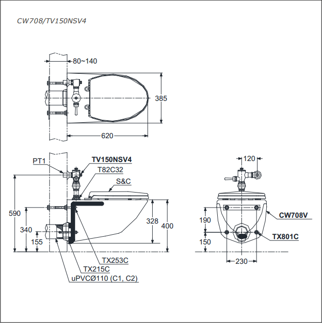 3 cách lắp đặt bồn cầu treo tường