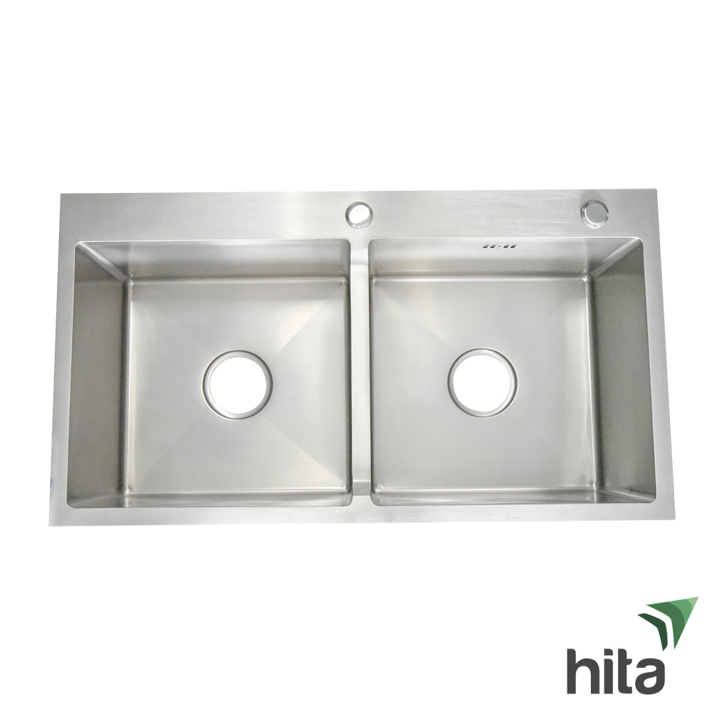 Chậu bồn rửa chén bát Hita HD8245DNB nhỏ chất liệu inox SUS 304