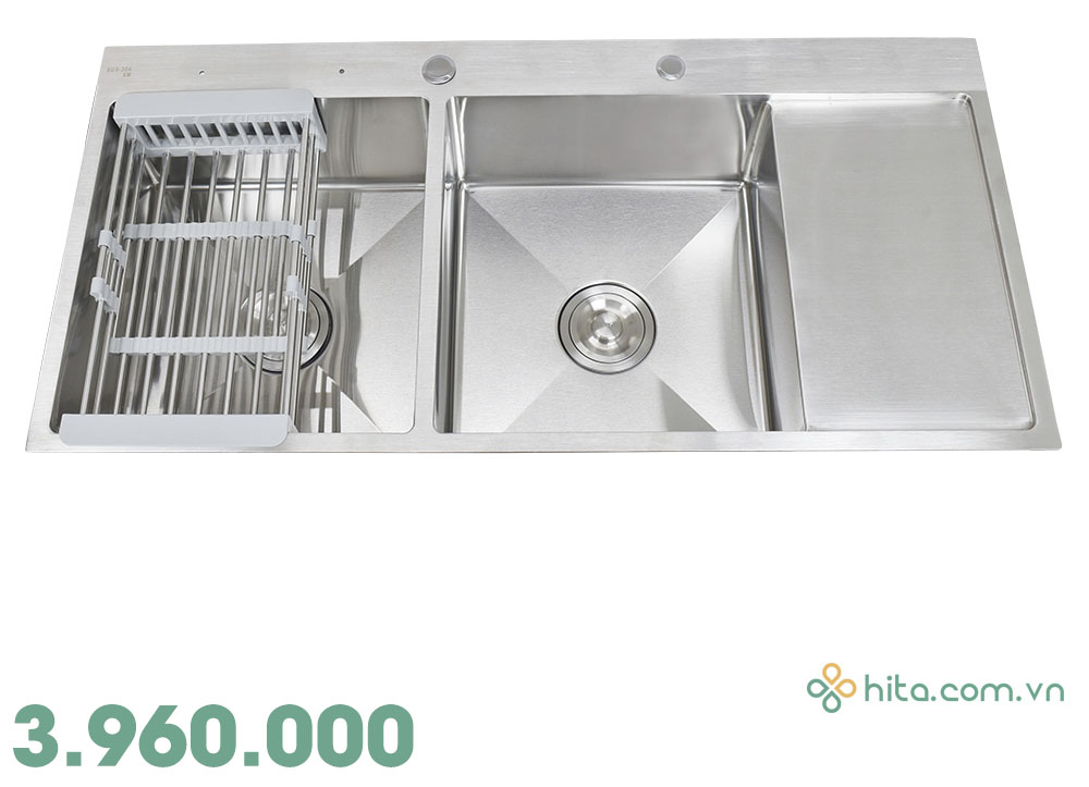 Chậu rửa chén inox 304 loại lớn Hita HD10045G tphcm