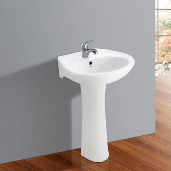 Lắp đặt 1 chiếc lavabo có bệ đỡ