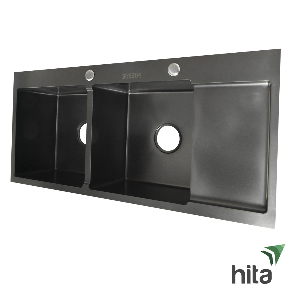 Chậu rửa chén bát Hita HD10045SN nano bạc inox 304 chống rỉ sét tại Tphcm