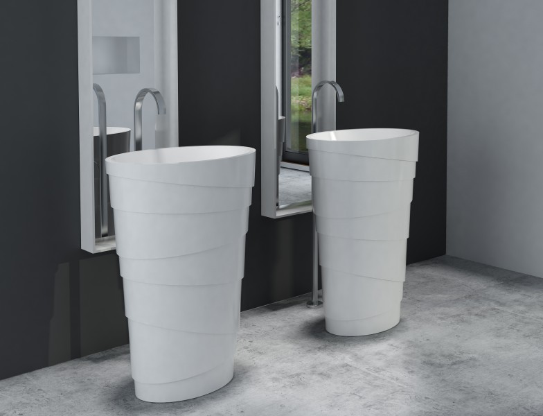 lavabo inax có chân