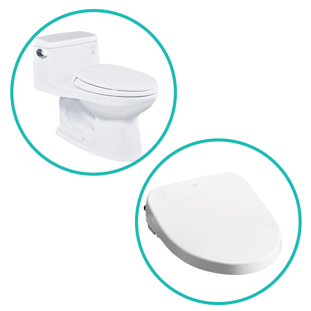 Bồn cầu TOTO 1 khối MS864W4