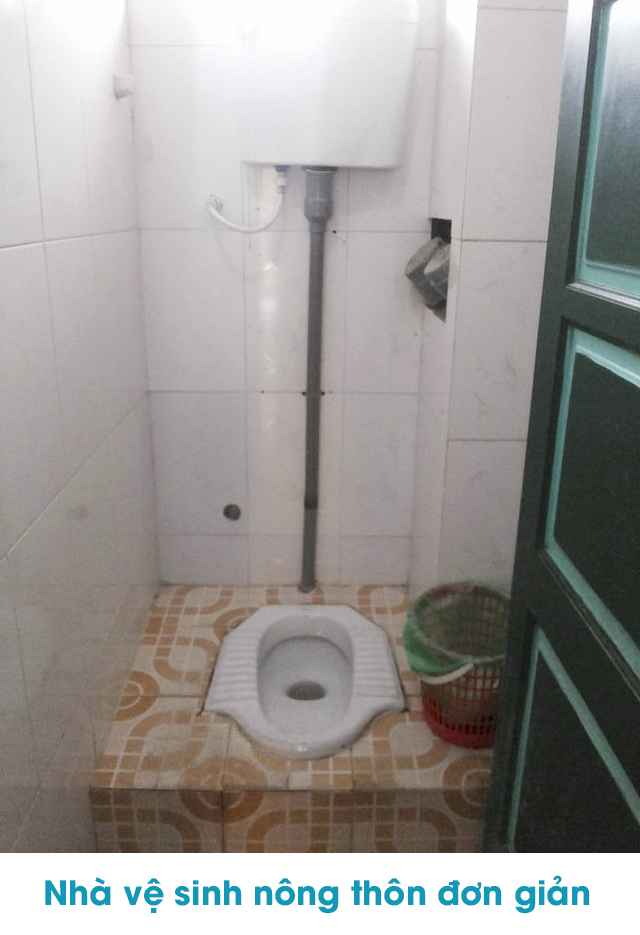 Một vài mẫu nhà vệ sinh nông thôn