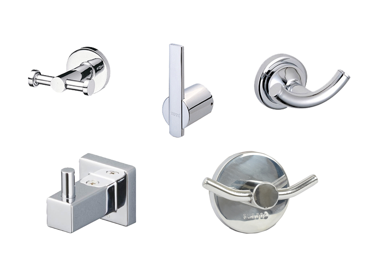 Loại móc treo đơn còn mang tính thẩm mỹ cao cho không gian nhà tắm