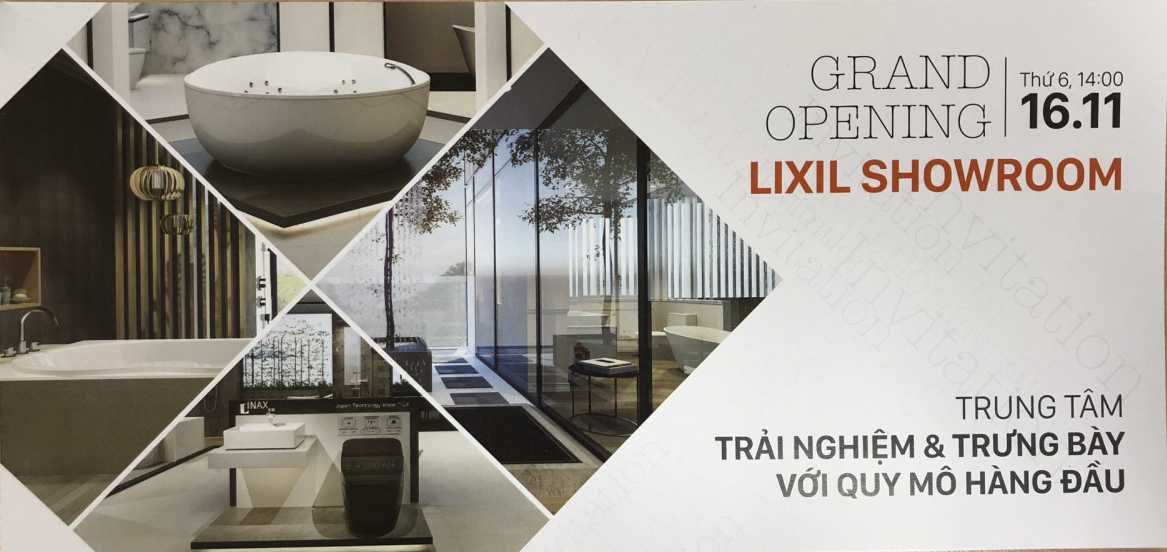 showroom inax nam kỳ khởi nghĩa quận 3 khai trương