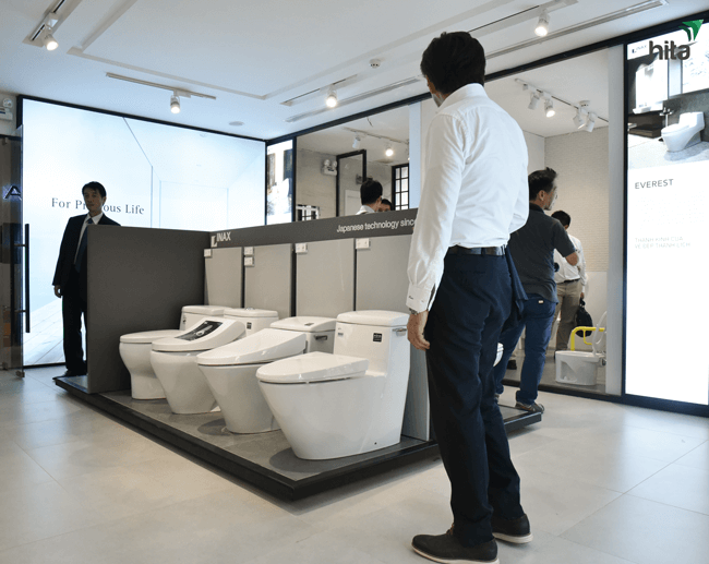 Showroom INAX chính hãng chính thức khai trương tại tp.HCM- showroom inax tại tphcm - hita - nam kỳ khởi nghĩa 218bis