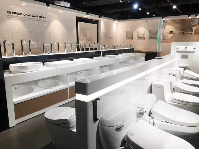 Showroom thiết bị vệ sinh TOTO - xem giá thiết bị vệ sinh TOTO