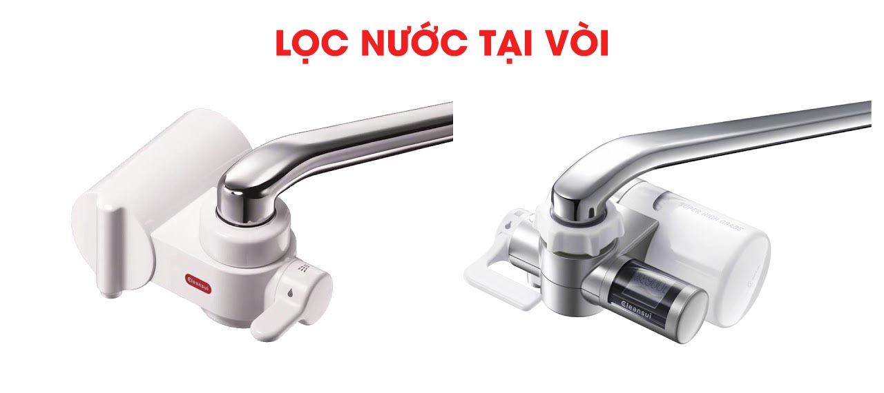 Thiết bị lọc nước gắn tại vòi Mitsubishi Cleansui 01