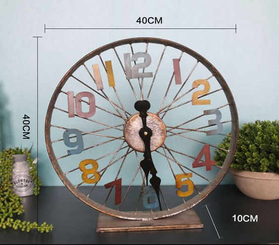 trang trí nhà từ phụ tùng xe