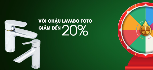 TOTO khuyến mãi tháng 9 VÒNG QUAY MAY MẮN
