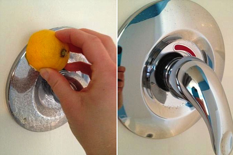Cách làm sạch inox bị ố vàng bằng chanh và muối