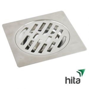 Phễu thoát sàn inox 304 HITA 100x100 Fi 60