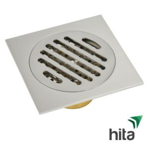 Phễu thoát sàn inox 304 HITA 120x120 Fi 60