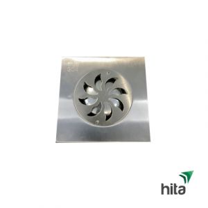Phễu thoát sàn inox 304 HITA 150x150 Fi 90