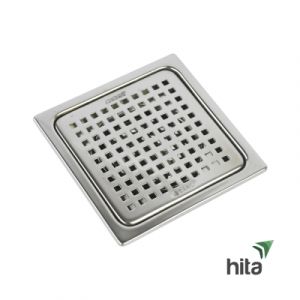 Phễu thoát sàn inox 304 Caesar 100x100 Fi 60