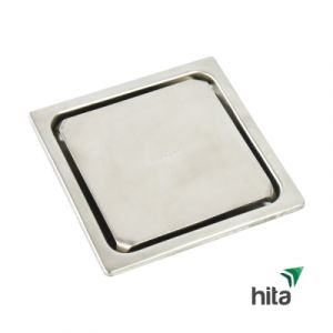 Phễu thoát sàn inox 304 Caesar 100x100 Fi 60