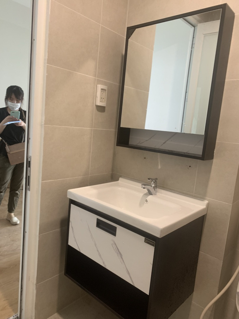 Đánh giá sản phẩm Bộ tủ chậu và tủ gương size 600mm MOWOEN MW6953-60