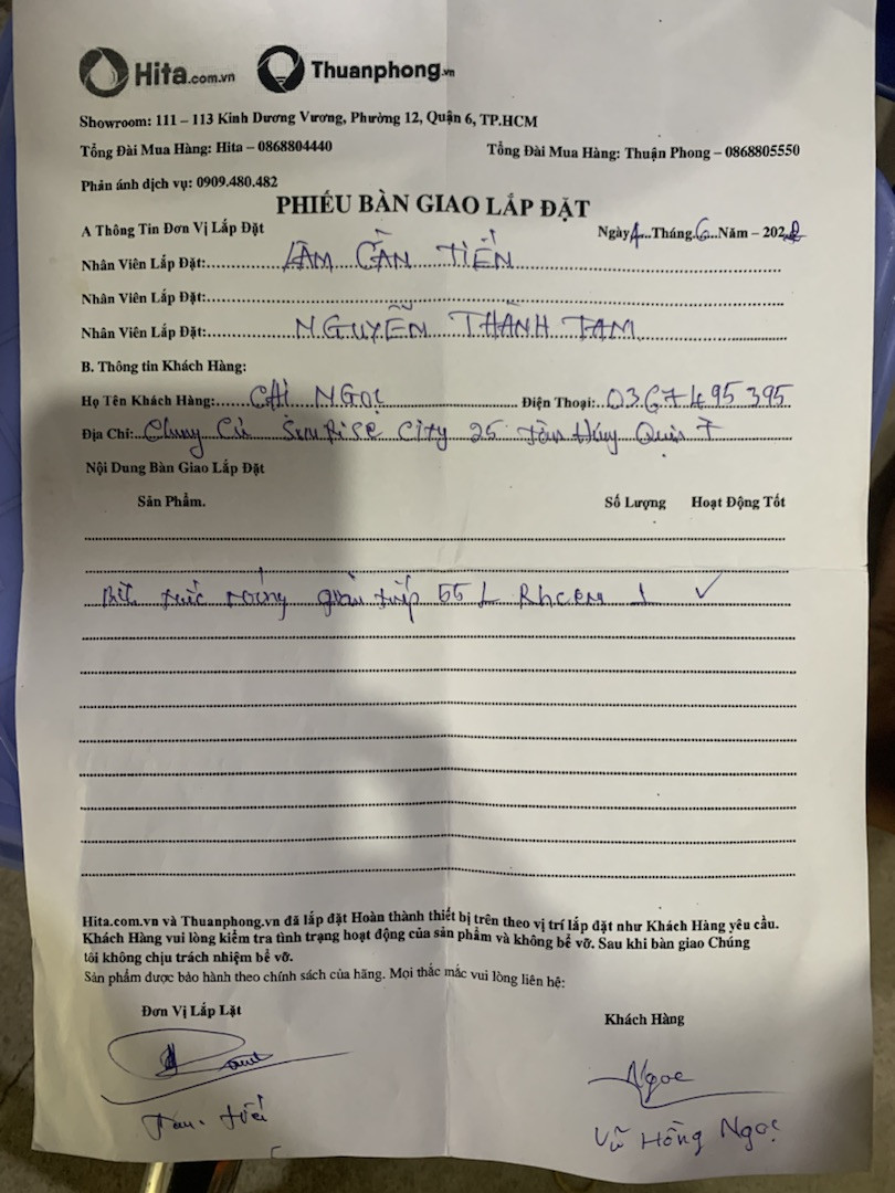 Đánh giá sản phẩm Bình nước nóng gián tiếp Rheem Mekong