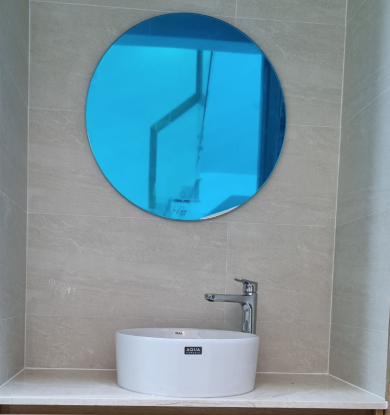 Đánh giá sản phẩm Gương soi tròn D60cm mài cạnh đứng GLS S00C80