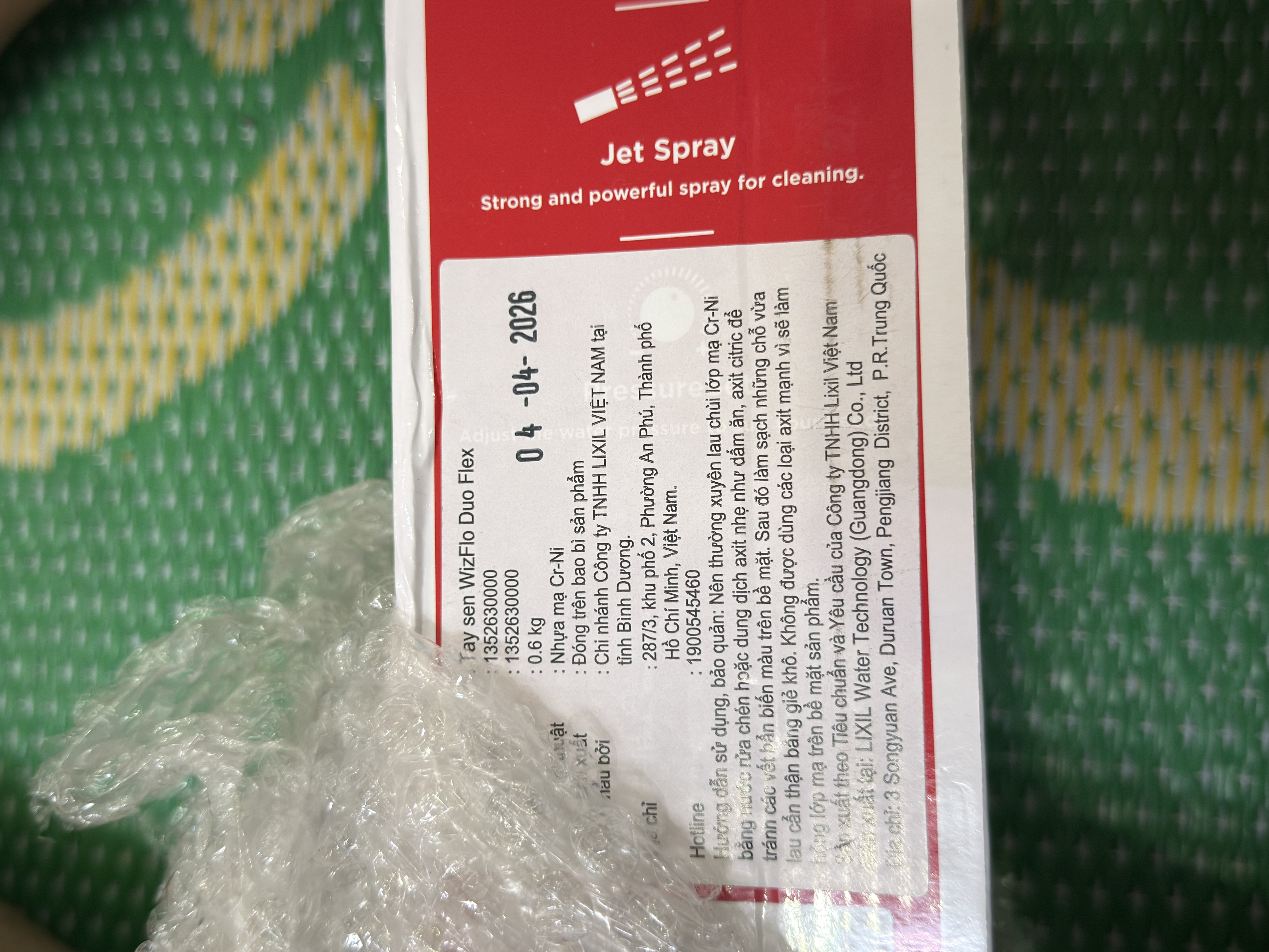 Đánh giá sản phẩm Bộ tay sen tắm American Standard WF-5263 (WF5263) (1352630000) WizFlo Duo Flex