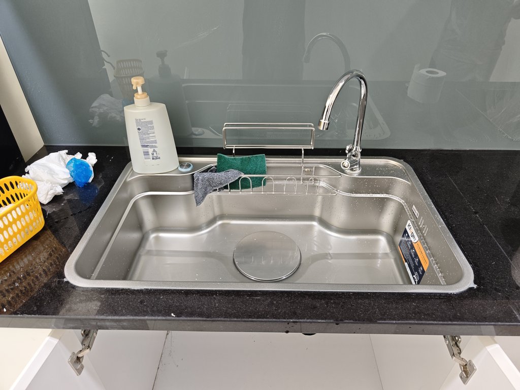 Đánh giá sản phẩm Chậu rửa chén Posco 304 Linen dập nổi Kluger KF7848FS - S78 Basic