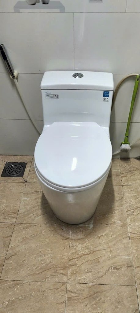 Đánh giá sản phẩm Bồn cầu 1 khối nắp êm Viglacera V823 (+ vòi xịt VG826)