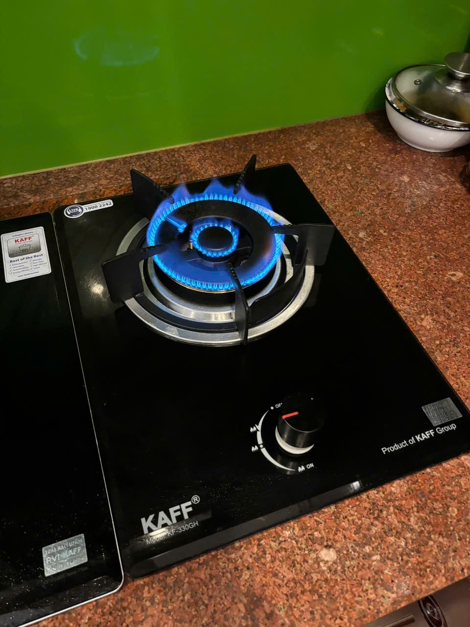 Đánh giá sản phẩm Bếp gas đơn âm kính KAFF KF-330GH