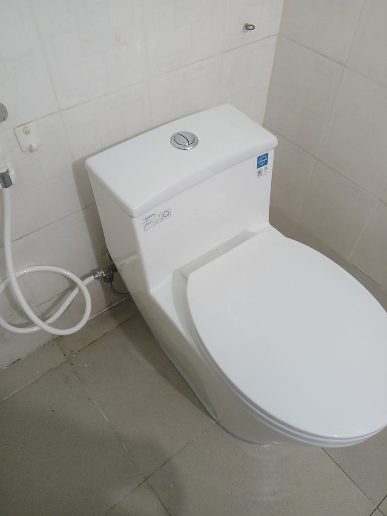 Đánh giá sản phẩm Bồn cầu 1 khối nắp êm Viglacera V823 (+ vòi xịt VG826)