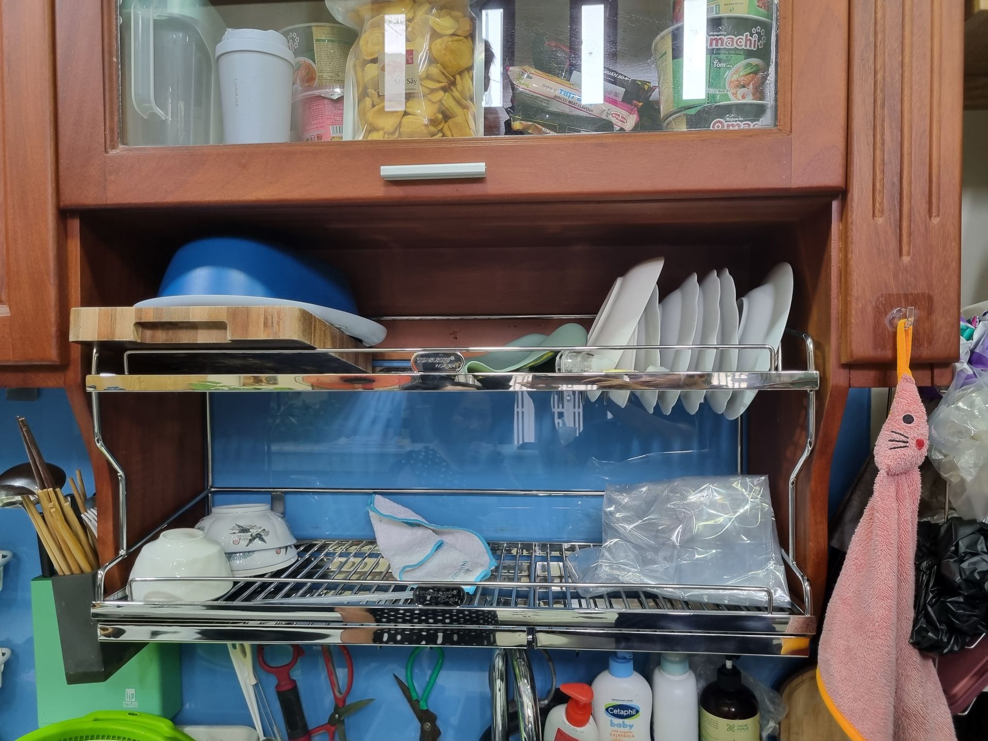 Đánh giá sản phẩm Kệ sóng chén 8 tấc 2 tầng bắt vít có khay U8X2