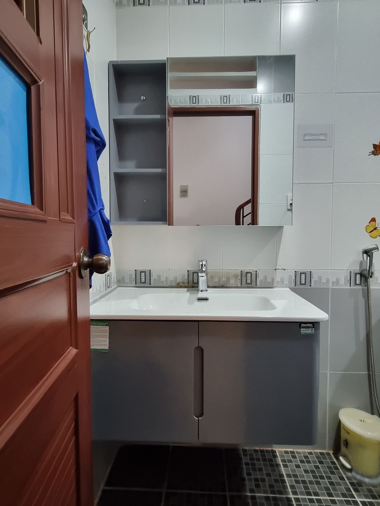 Đánh giá sản phẩm Bộ tủ chậu và tủ gương size 800mm MOWOEN MW2709-80PVC