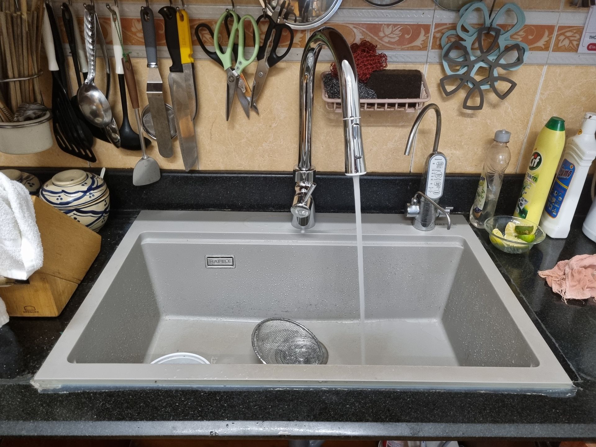 Đánh giá sản phẩm Vòi bếp American Standard 1009160000 dây rút nóng lạnh