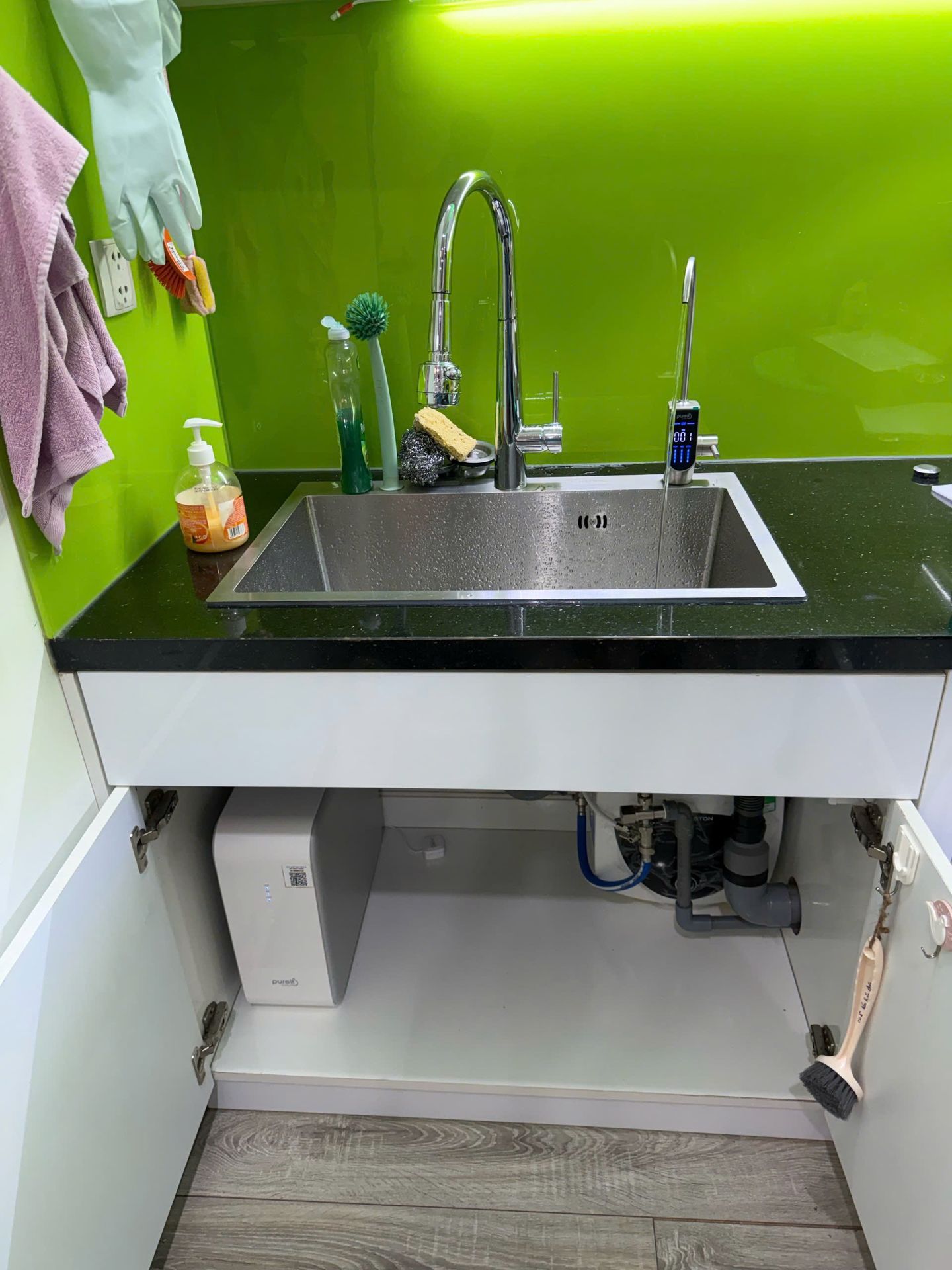 Đánh giá sản phẩm Máy Lọc Nước Âm Tủ Bếp Unilever Pureit DELICA UR5840 (công suất lọc 18000L)