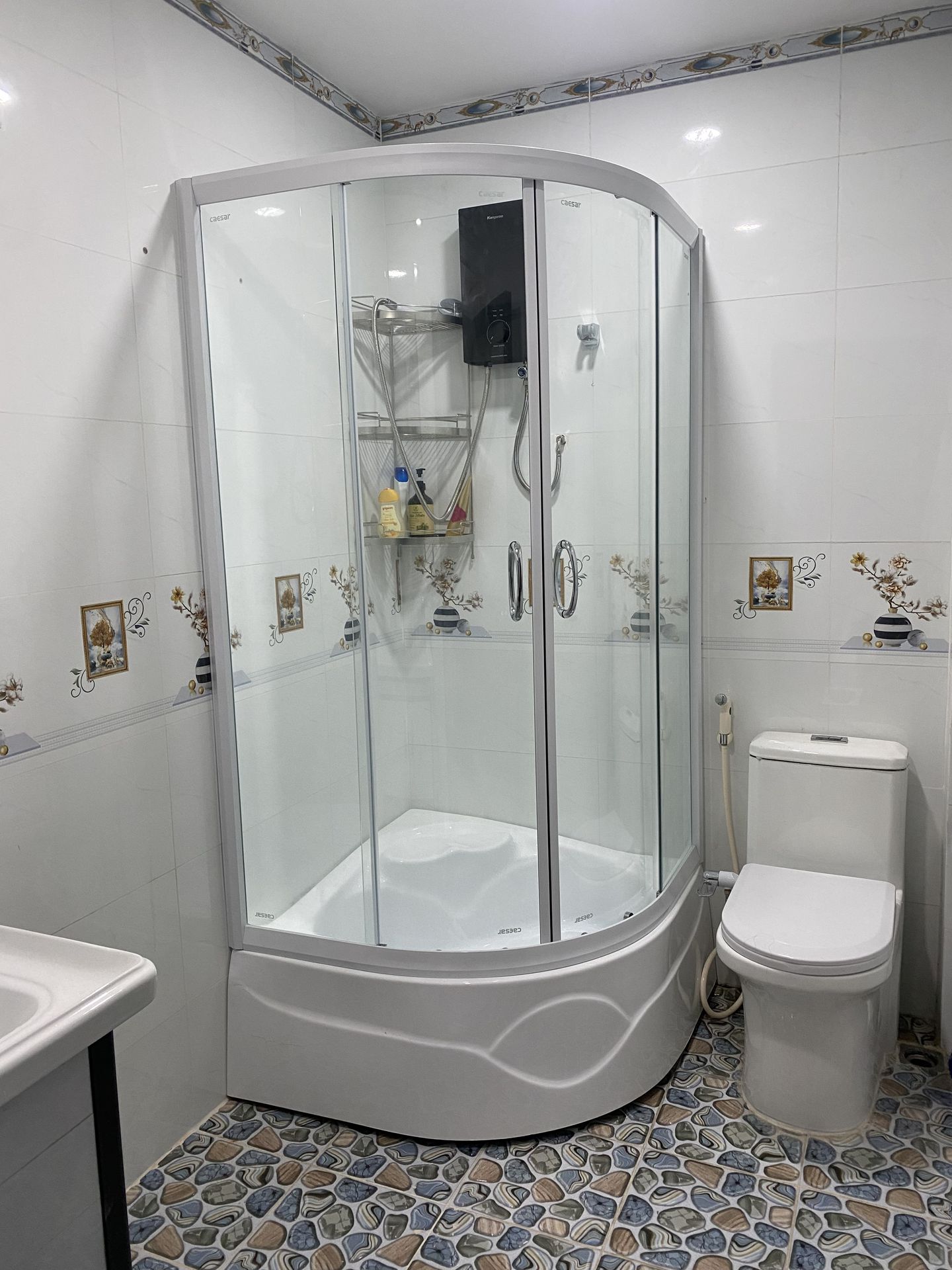 Bồn tắm đứng cửa lùa Caesar SPR101