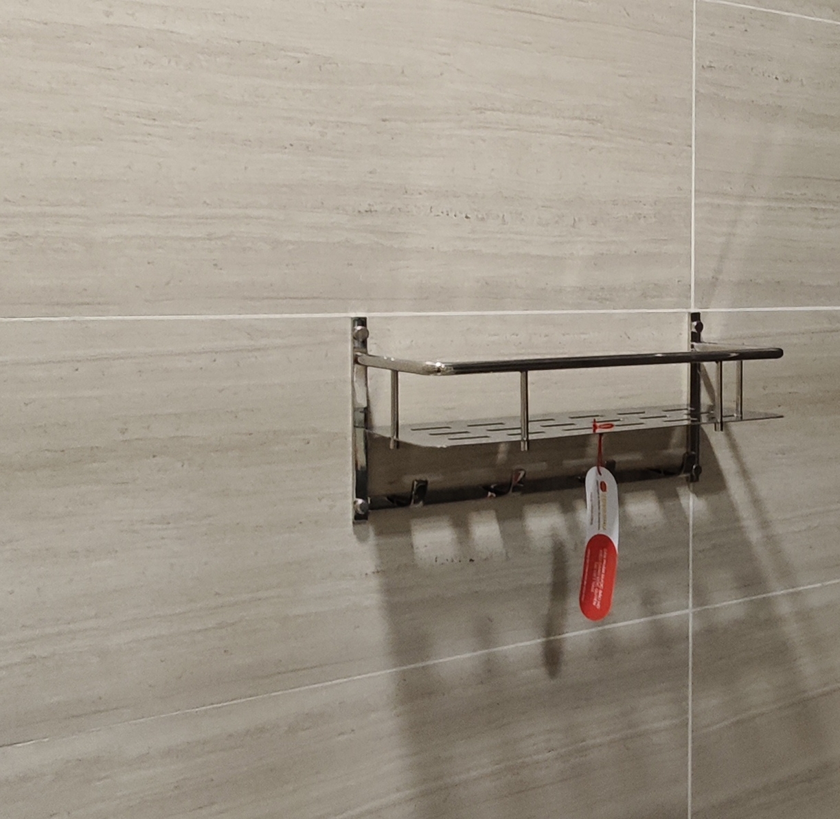 Đánh giá sản phẩm Kệ inox tấm dài đơn có móc inox 304 Tovashu MTD1