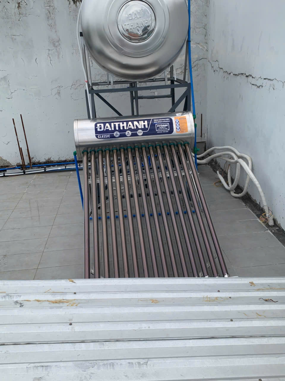 Đánh giá sản phẩm Máy nước nóng năng lượng mặt trời Đại Thành Inox 304 ống 58