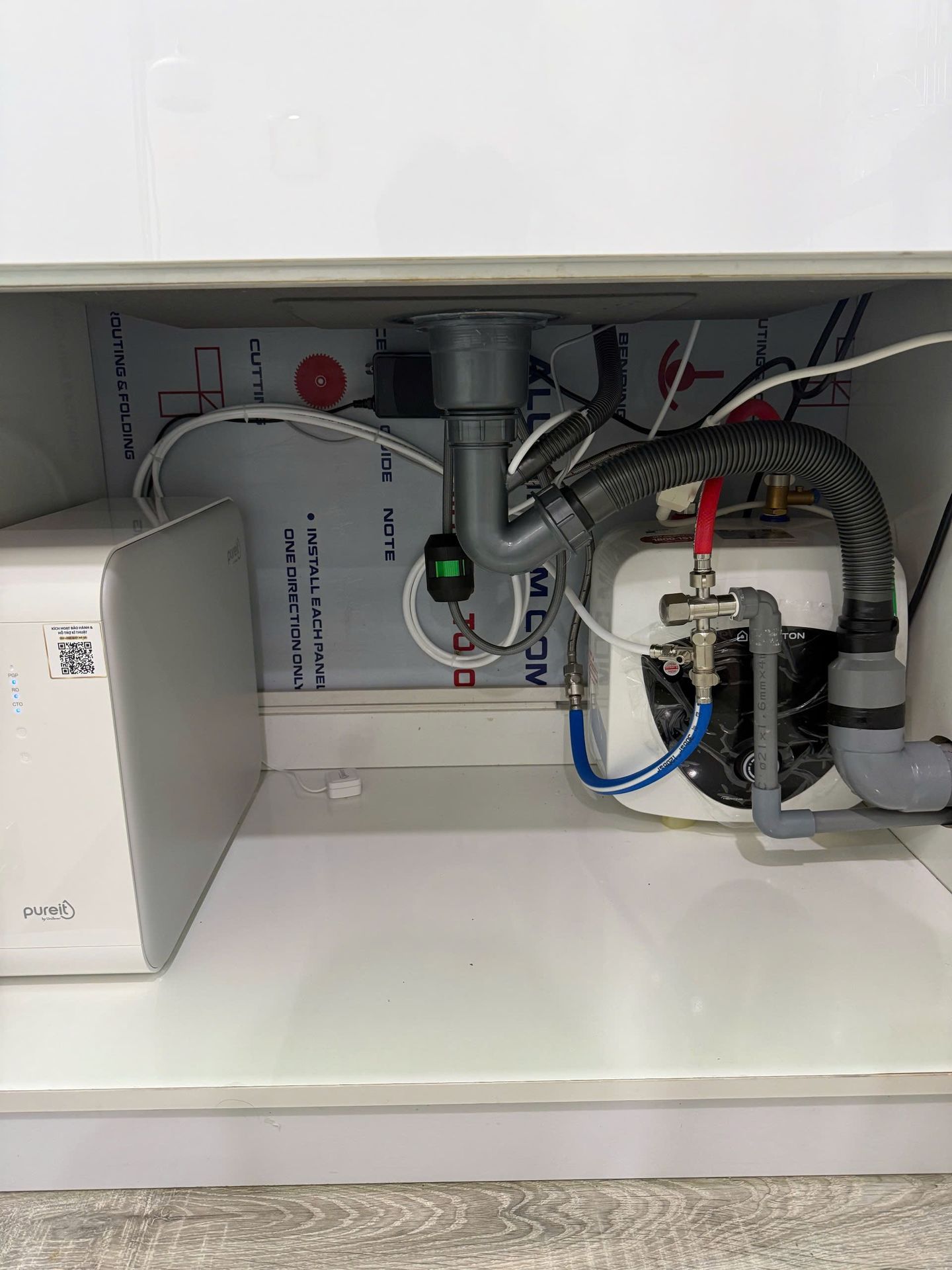 Đánh giá sản phẩm Máy Lọc Nước Âm Tủ Bếp Unilever Pureit DELICA UR5840 (công suất lọc 18000L)