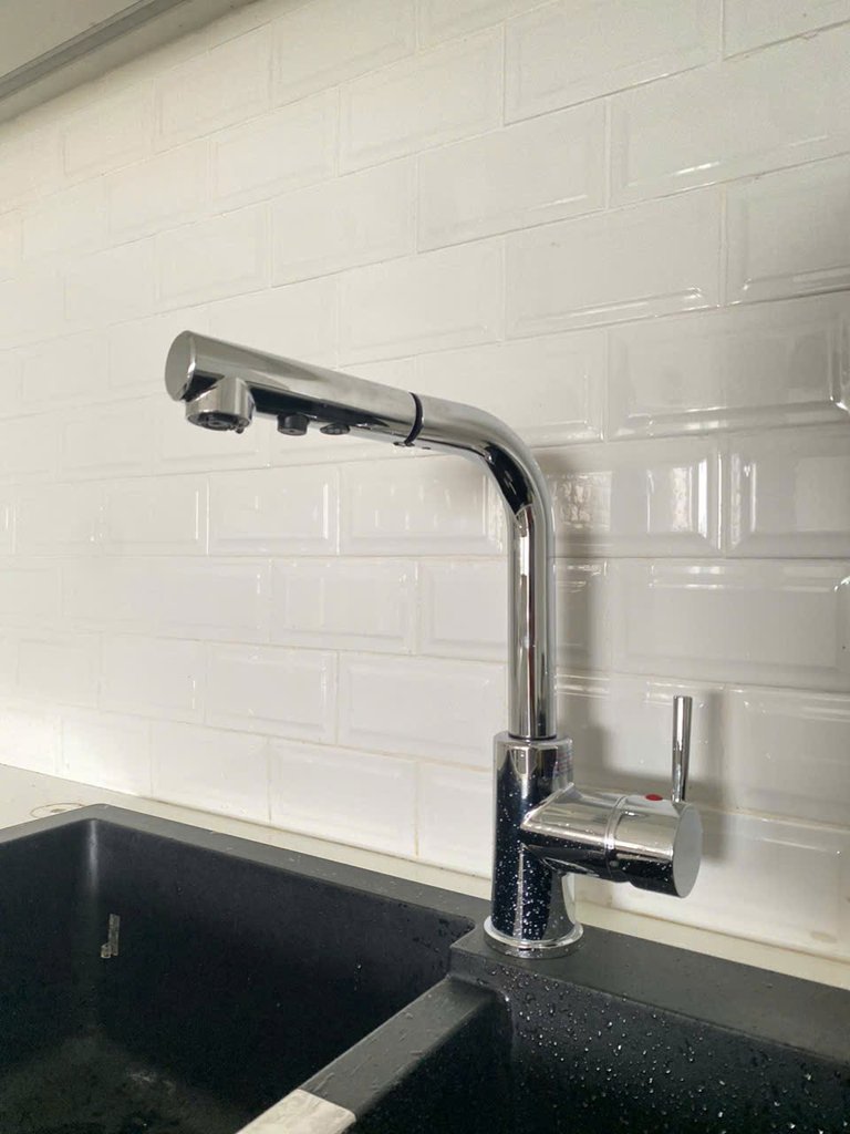 Đánh giá sản phẩm Vòi bếp dây rút nóng lạnh Caesar K915C