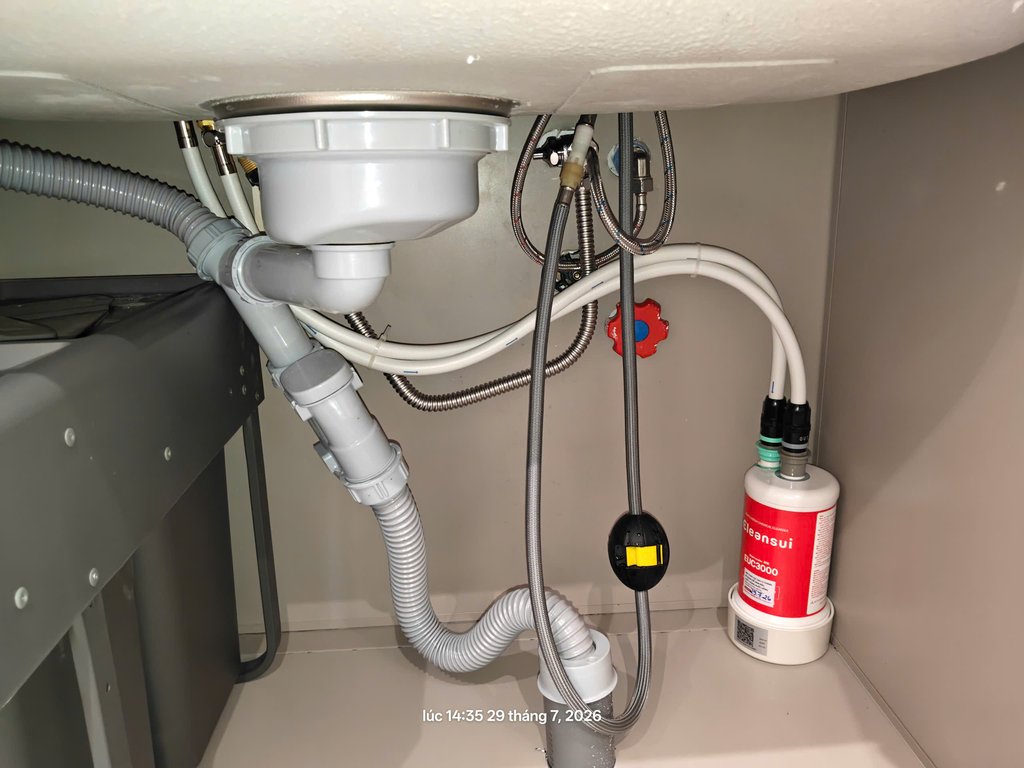 Đánh giá sản phẩm Thiết bị lọc nước Mitsubishi Cleansui EU103 dưới bồn rửa