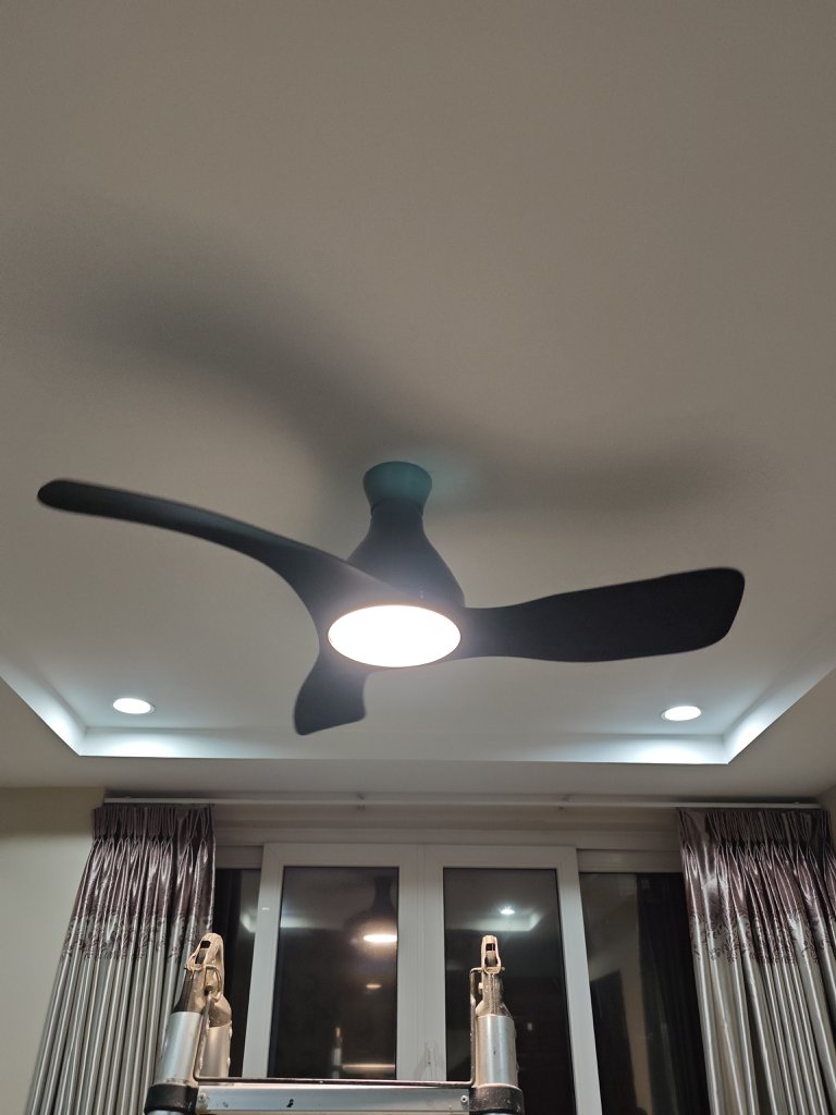 Đánh giá sản phẩm Quạt trần 3 cánh đèn led + điều khiển từ xa Panasonic F-48DGL