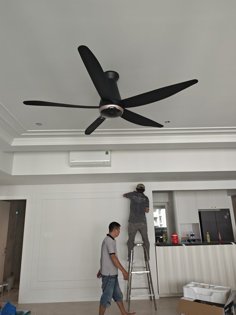 Đánh giá sản phẩm Quạt trần 5 cánh Panasonic F-60FEN (động cơ DC, có remote, nanoeX)