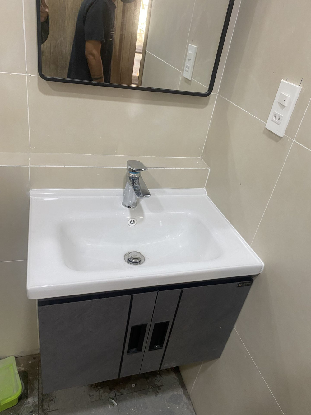 Đánh giá sản phẩm Bộ tủ chậu và tủ gương size 600mm MOWOEN MW6562-60