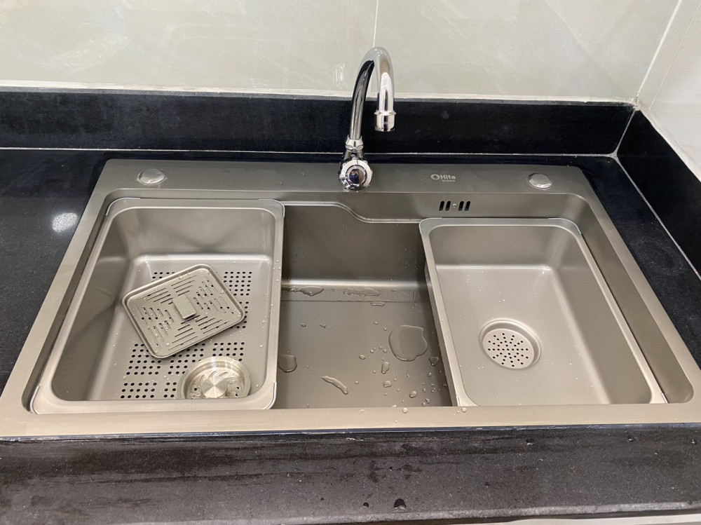 Đánh giá sản phẩm Chậu rửa chén 1 hố kèm khay HITA HDS7546X