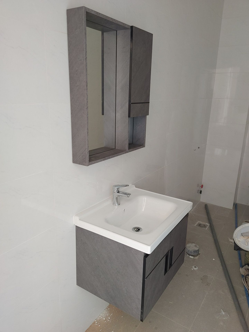 Đánh giá sản phẩm Bộ tủ chậu và tủ gương size 600mm MOWOEN MW6947-60